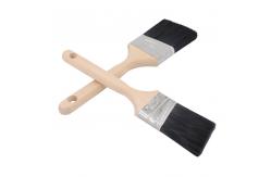 China Tapered brush,angled paint brush,synthetic paint brush with long wooden handle supplier