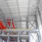 Galvanized Spray Coated Prefab Steel Workshop Custom Construction