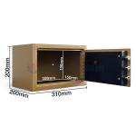 Anti Theft Electronic Digital Safes For Home With Full Digit Keypad 2 Keys And 3 Bolts for sale