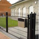 Custom hot dip galvanized 656 868 twin welded wire panel fence for sale