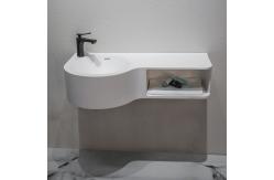 China Scratch Resistant Wall Hung Basin Durable Small Wall Mounted Sink supplier