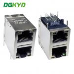 RJ45 multi port connector 6U Gigabit filter 2X1 modular block socket RJ45 network port connector DGKYD21Q042AB2A2D057 for sale