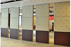 China Fabric Surface Sliding Operable Movable Partition Walls For Hotel Banquet Hall supplier