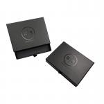 Luxury Black Magnetic Sealing Gift Box with Matte Finish and Paperboard Material for sale