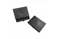 China Environmental Protection Matt Lamination Cardboard Hard Black Gift Box for Photo Frame supplier