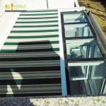 Electricity Conservatory Awning Skylight Aluminium Retractable Awning