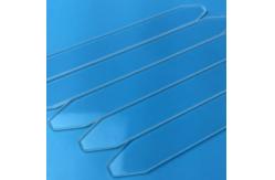 China Rectangle Sight Glass Plate For Laser Spare Parts Cerium-Doped Quartz Material supplier