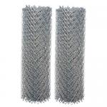 10 Ft Chain Link Security Fence Weave Removable With Round Post for sale