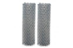 China 10 Ft Chain Link Security Fence Weave Removable With Round Post supplier