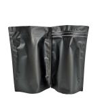 Non Smell Black Matte Laminated Foil Stand Up Pouch for sale