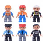 Mini ABS Plastic Action Anime Figures Building Blocks Figure Toys  For Kids