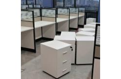 China Open Office Staff Workstations Modular Glass Screen Workstations Desk supplier