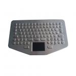 IP65 Static Vehicle Metal Ruggedized Keyboard Waterproof Touchpad 94 keys for sale