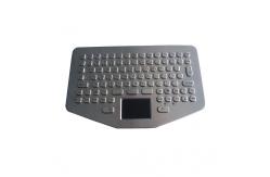 China IP65 Static Vehicle Metal Ruggedized Keyboard Waterproof Touchpad 94 keys supplier