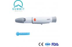China Safety Blood Lancet Pen Adjustable Lancing Device With Painfree Technology supplier