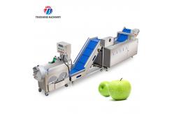 China Supermarket Fruit And Vegetable Processing Line Cutting Lifting Washing supplier