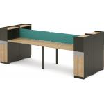 2.6M / 3M Office Table Cubicle Partition Melamine Table Partition Divider for sale