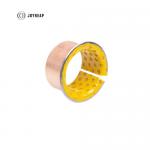 China 500452003 SF-2 Yellow POM Self Lubricating Sleeve Bearings Split Boundary Plain Journal Bushing Without Lead manufacturer
