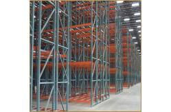 China Double Deep Multi Level Heavy Duty Shelving System , Steel Warehouse Heavy Duty Rack supplier