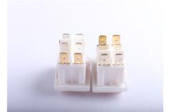 China Waterproof Dual Push Button Rocker Switch , 3 Position Lighted Rocker Switch supplier