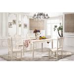 modern solid wood white dining table furniture for sale
