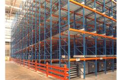 China First In First Out Gravity Flow Pallet Rack With Steel Rollers Robot Welding supplier