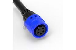 China M19  Power Connector IP67 Self Locking Industrial 5 Pin Female Connector supplier