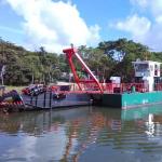 Sand Dredger Dredges For Beach Sand Mining With Extendable Discharge Distance for sale