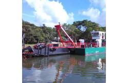 China Sand Dredger Dredges For Beach Sand Mining With Extendable Discharge Distance supplier
