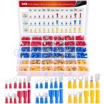 Residential Wire Non Insulated Ring Terminals Weather Resistant Practical 540pcs for sale
