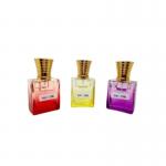 30ml Small Capacity Fancy Glass Perfume Bottle with Pump and Bottle Cap for sale