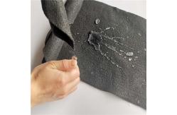 China solid pattern Carbon Fiber Non Woven Fabric 1.5M Width 200gsm supplier