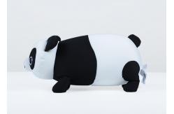 China 30CM White / Black Plush Toy Pillow Embrodiery Technic Eco Friendly supplier