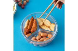 China leakproof 660ml 950ml Borosilicate Glass Lunch Box supplier