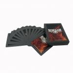Air Cushioning Black Core Paper Playing Cards For Magicians for sale