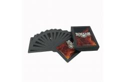 China Air Cushioning Black Core Paper Playing Cards For Magicians supplier