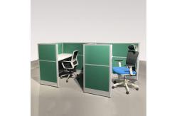 China Green Aluminum Computer Office Partition Workstation Computer Desk supplier