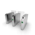 Brushless Motor Sliding Turnstile Barrier Gate Clear Acrylic Panel Robust Multi Channel