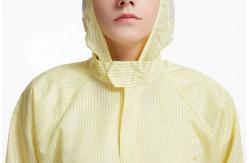 China ESD Lint Free Garments Unisex Dustproof Antistatic Clean Room Suit supplier