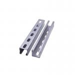 C Shaped Steel With ±1% Tolerance Galvanized Steel Strut Channel For Heavy Duty Applications for sale