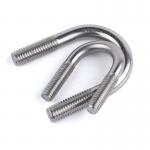 304 316 Stainless Steel Hex Head Bolts UNS Thread U Shape M8 With Nut for sale