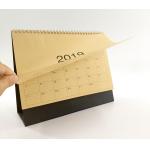 Stereoscopic Triangle Desk Wall Calendar Black Board Eco Friendly Kraft Paper
