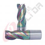 25mm 1 3 Flutes Roughing End Mill For Aluminium Carbide CNC Rough Milling Cutters for sale