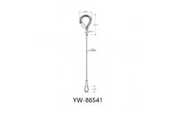 China 304 Stainless Steel Material Wire Rope Sling With Loop Die Cast Hook YW86541 supplier