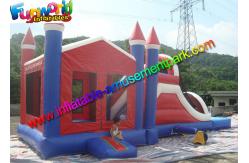 China Factory Price inflatable bouncer slide PVC Tarpualin , Water - Proof Kids Bounce Combo supplier