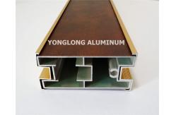 China Sliding Wardrobe Anodized Aluminum Structural Framing 1.2 / 1.4 Thinckness supplier