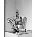 Interior Space Abstract Sculpture Polishing Stainless Steel Materials for sale