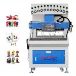 Fulund 12 color PVC silicone automatic dispensing drop plastic machine for make Luminous shoe label for sale
