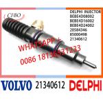 Common Fuel Diesel Injector 21340612 BEBE4D08002 BEBE4D16002 BEBE4D24002 20584346 85000498  E3.18  for  VOL D13 EURO 3 for sale