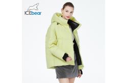 China Adjustable Cuffs Woman Winter Coat Windproof Hooded Winter Coat With Slant Pockets supplier